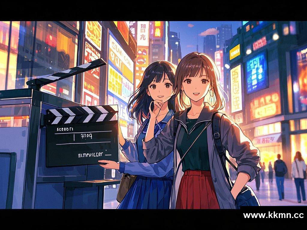 《光影交织中的奇妙邂逅》